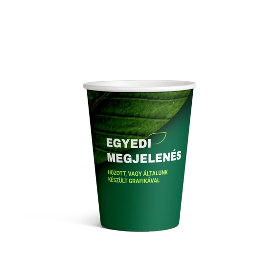 ECO papírpohár egyedi nyomattal